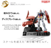 激レア！　ガンダム35th RX-78-2 ガンダム&MS-06S ザクヘッド Amazon.com: RG RX-78-2 Gundam & UCHG Char's Zaku II Head P