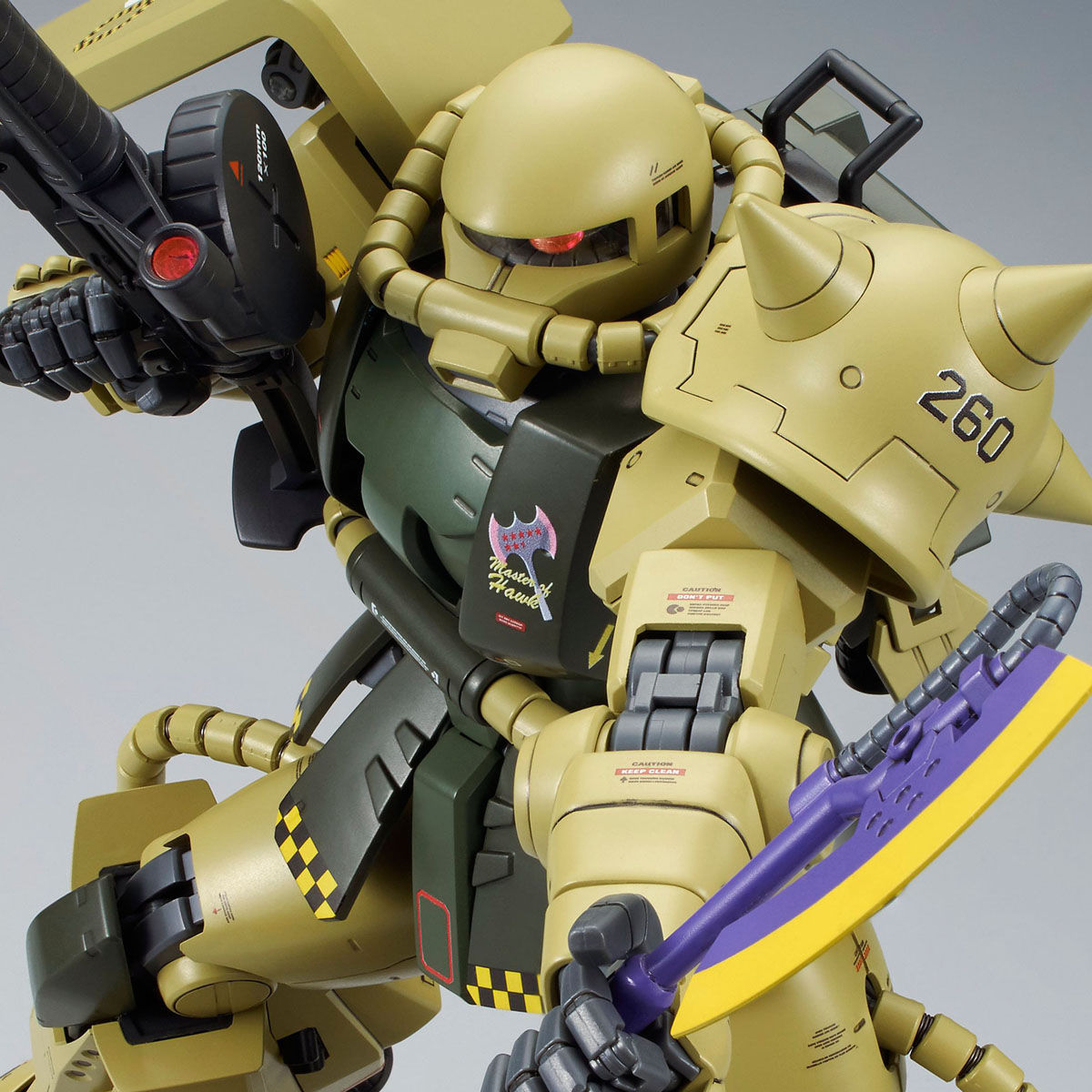 GUNDAM GUY: Bandai Hobby Pro-Shop: MG 1/100 MS-06R-1 Zaku II Ver. 2.0 A